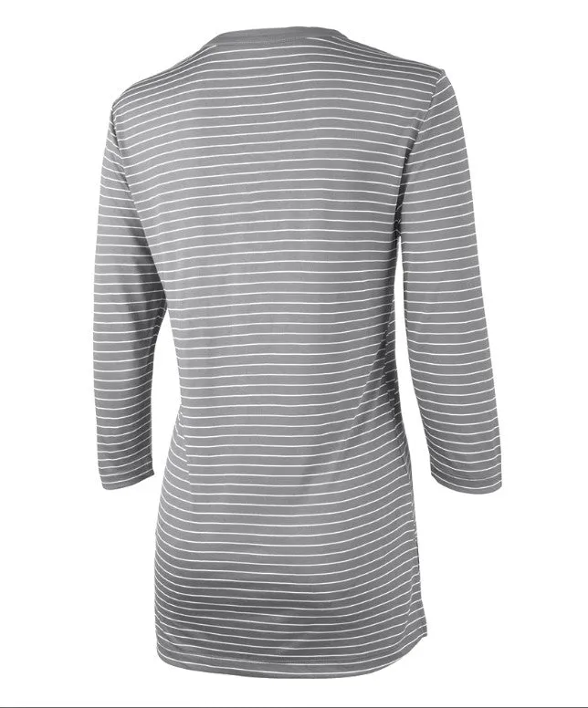 #403250 Wmoen's Winsor Henley With Embroidered OSHA VPP LOGO