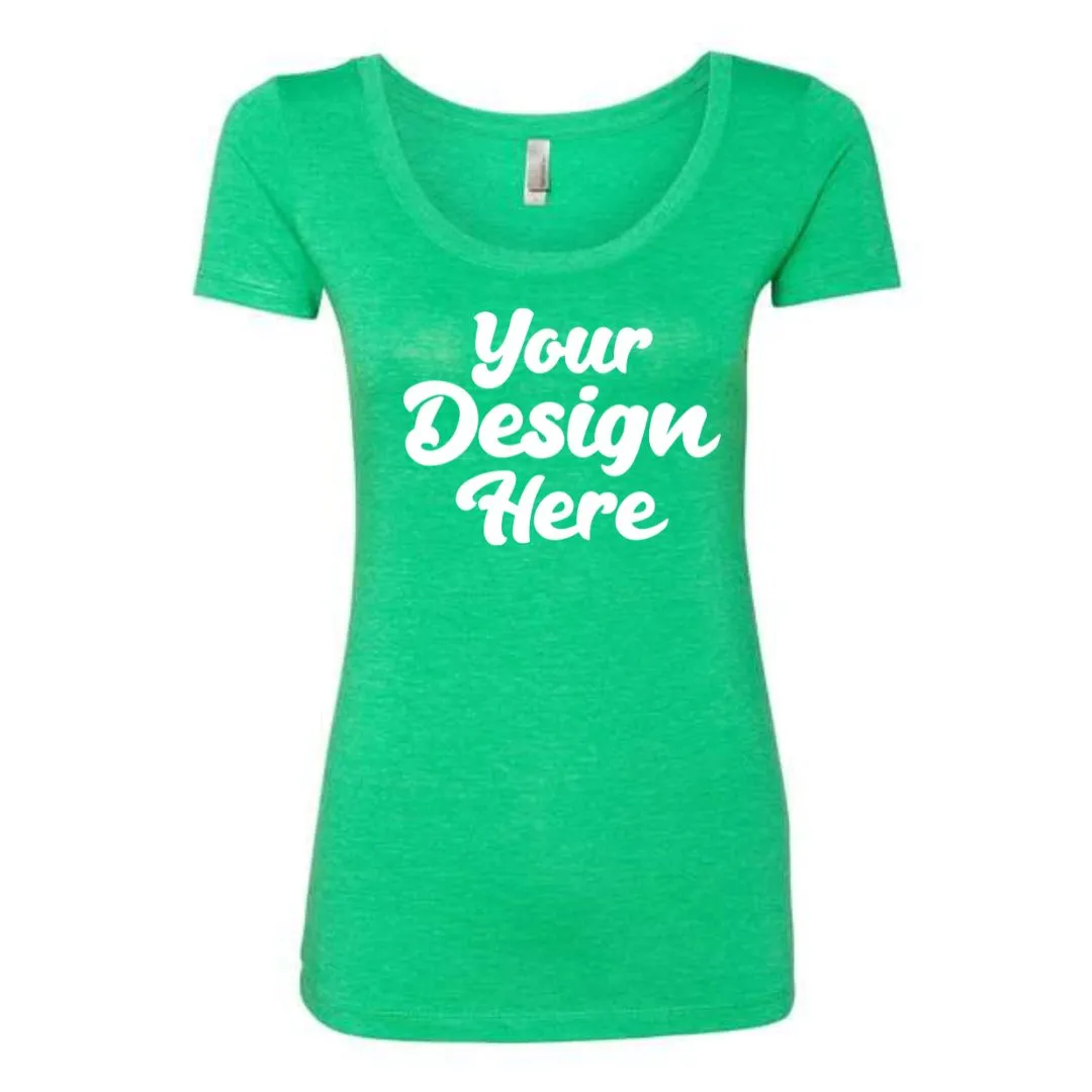 6730 | Women?s Triblend Short Sleeve Scoop