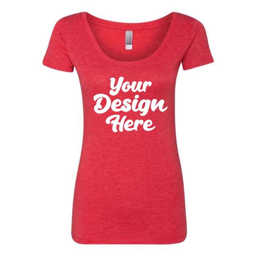 6730 | Women?s Triblend Short Sleeve Scoop