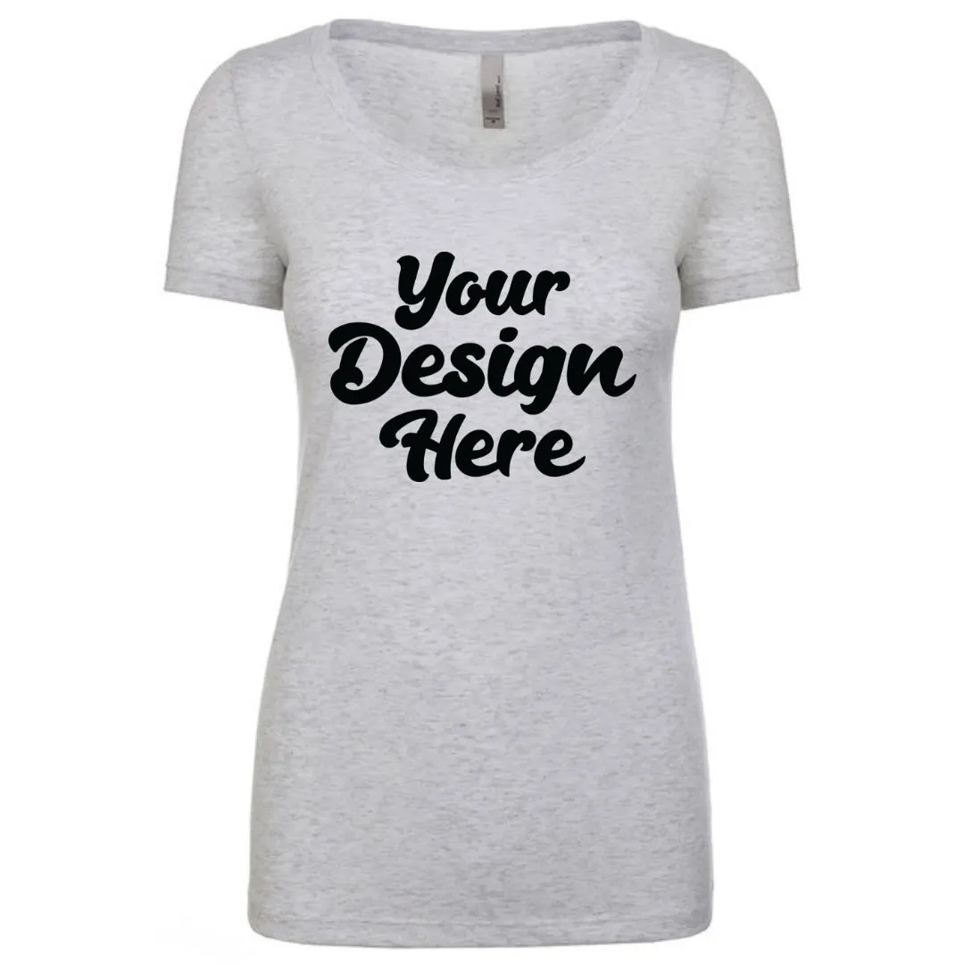 6730 | Women?s Triblend Short Sleeve Scoop