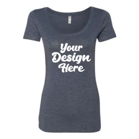 6730 | Women?s Triblend Short Sleeve Scoop