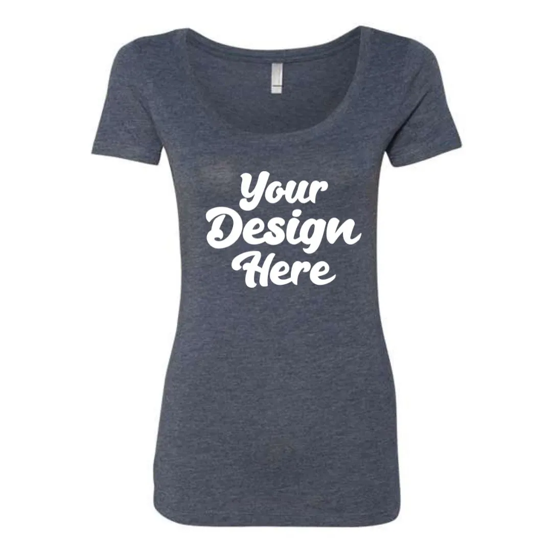 6730 | Women?s Triblend Short Sleeve Scoop