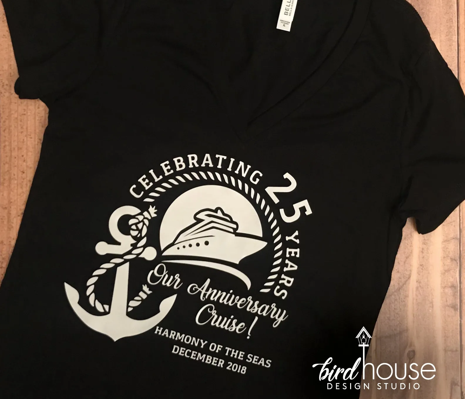 Anniversary Cruise Group Shirt, Celebrating Years Tees, Personalized, Any Color, Customize