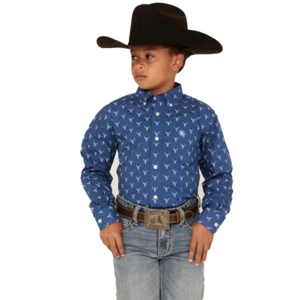 Ariat Boys Jai Long Sleeve Classic Fit Shirt