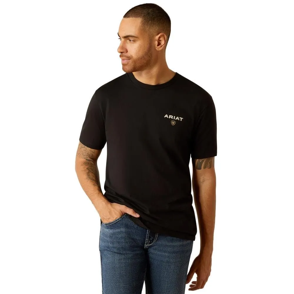 Ariat Men's American Rancher T-Shirt, Black
