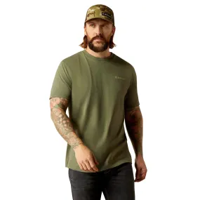 Ariat Men's Duck T-Shirt, Surplus Green
