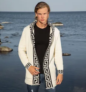 [Ash] White Men’s Cardigan