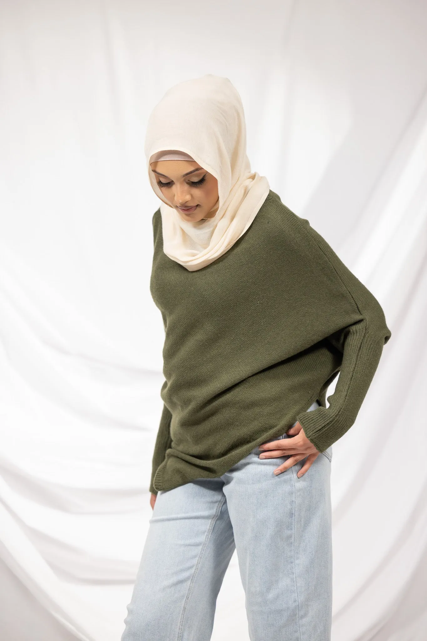 Asymmetrical Knit Jumper