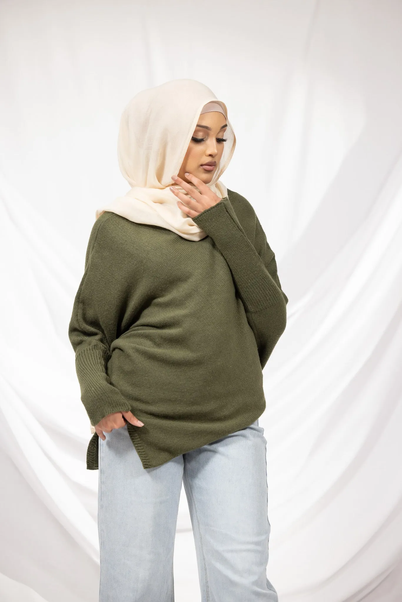 Asymmetrical Knit Jumper