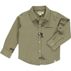 Atwood Dino Printed Woven Shirt - Select Size