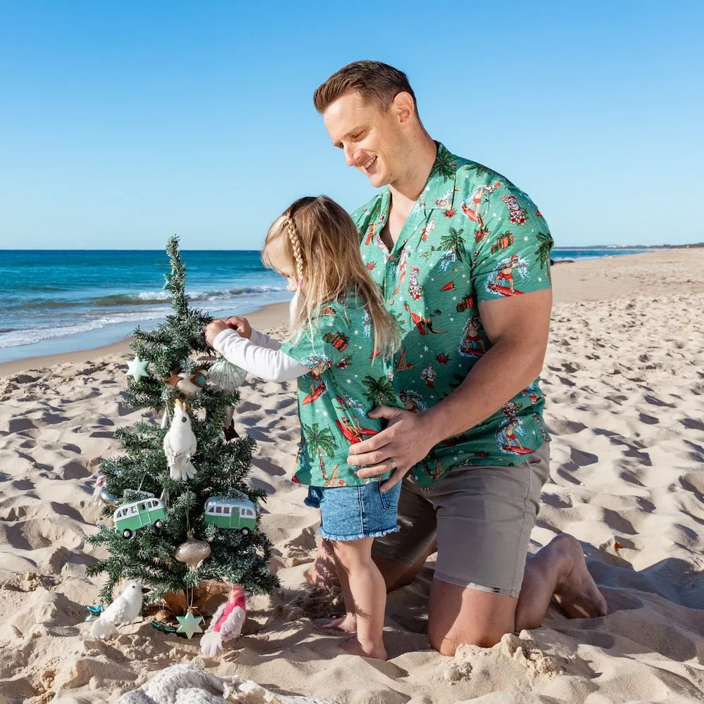 Aussie Christmas Green - Kids Unisex Festive Shirt