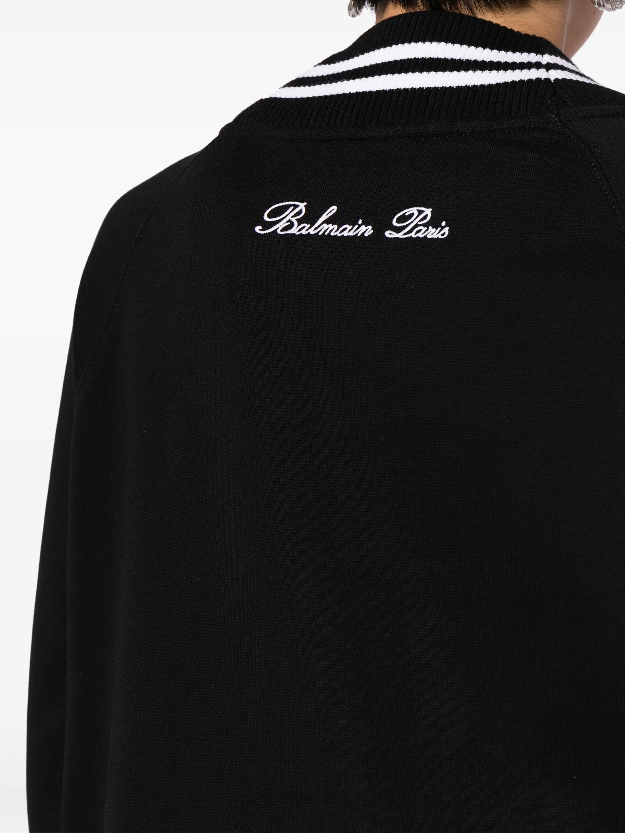 Balmain Signature Jersey Cardigan