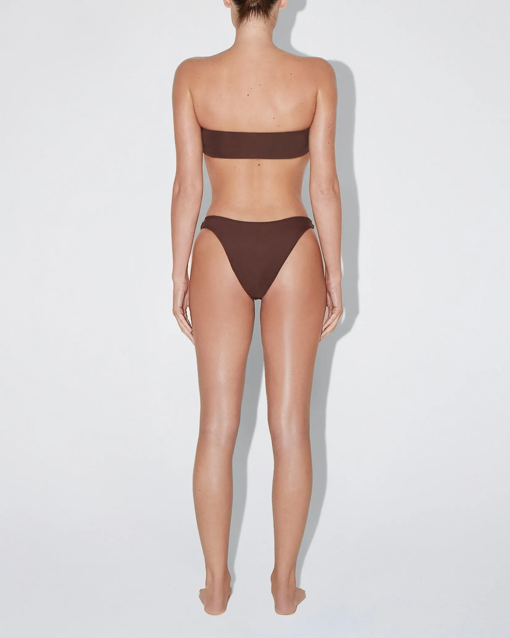 Bandeau Bikini Top | Chocolate