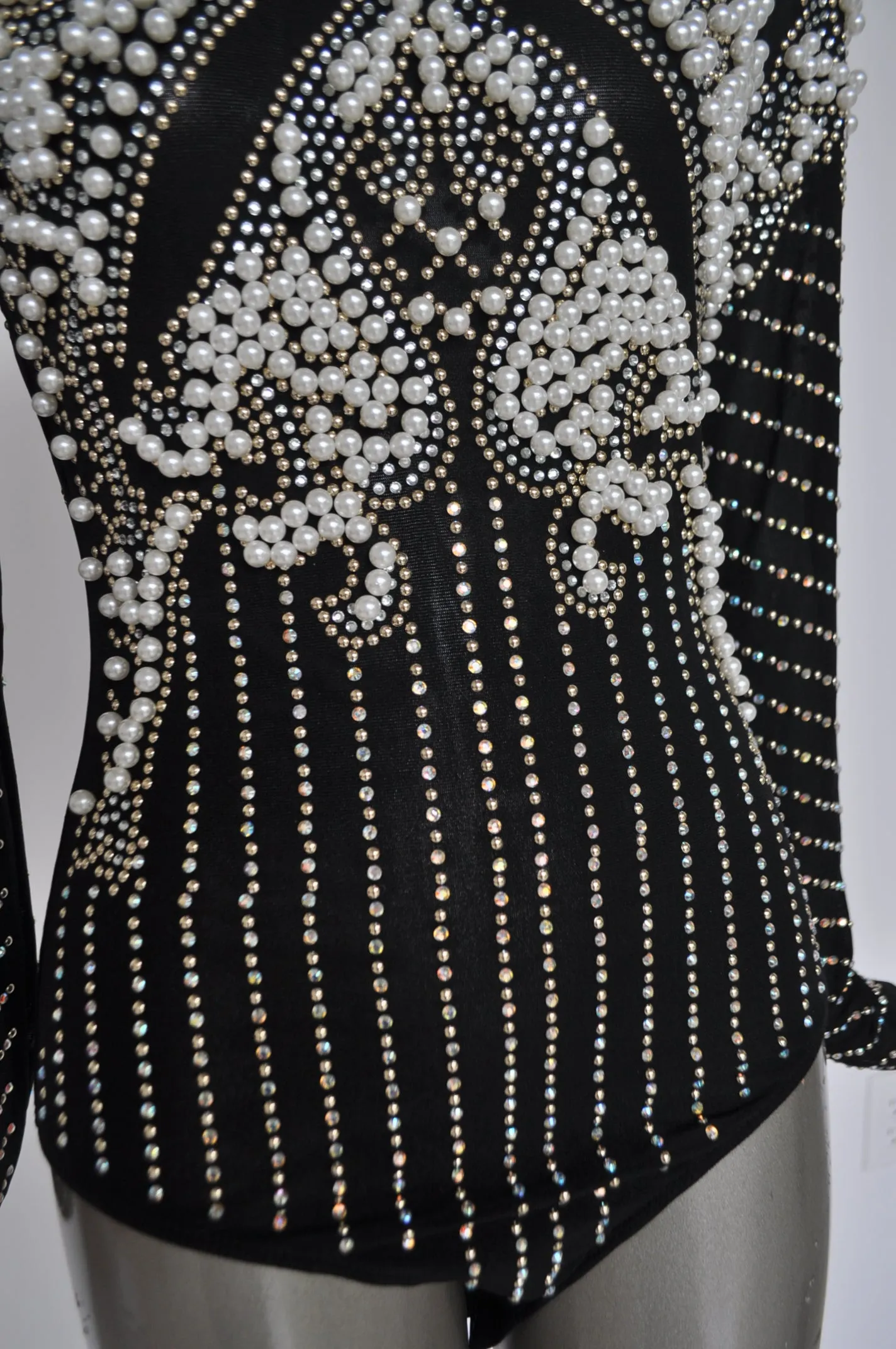 Beaded bodysuit