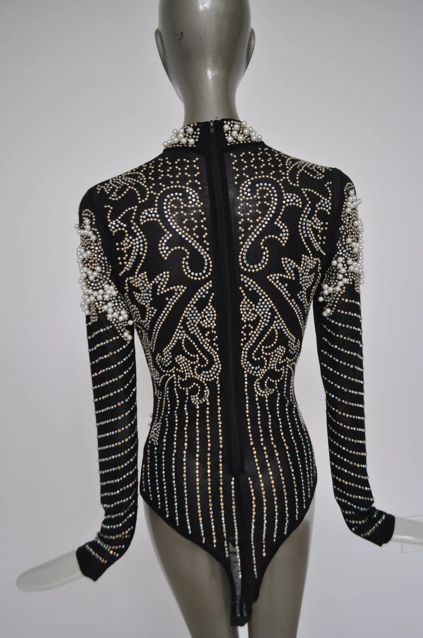 Beaded bodysuit