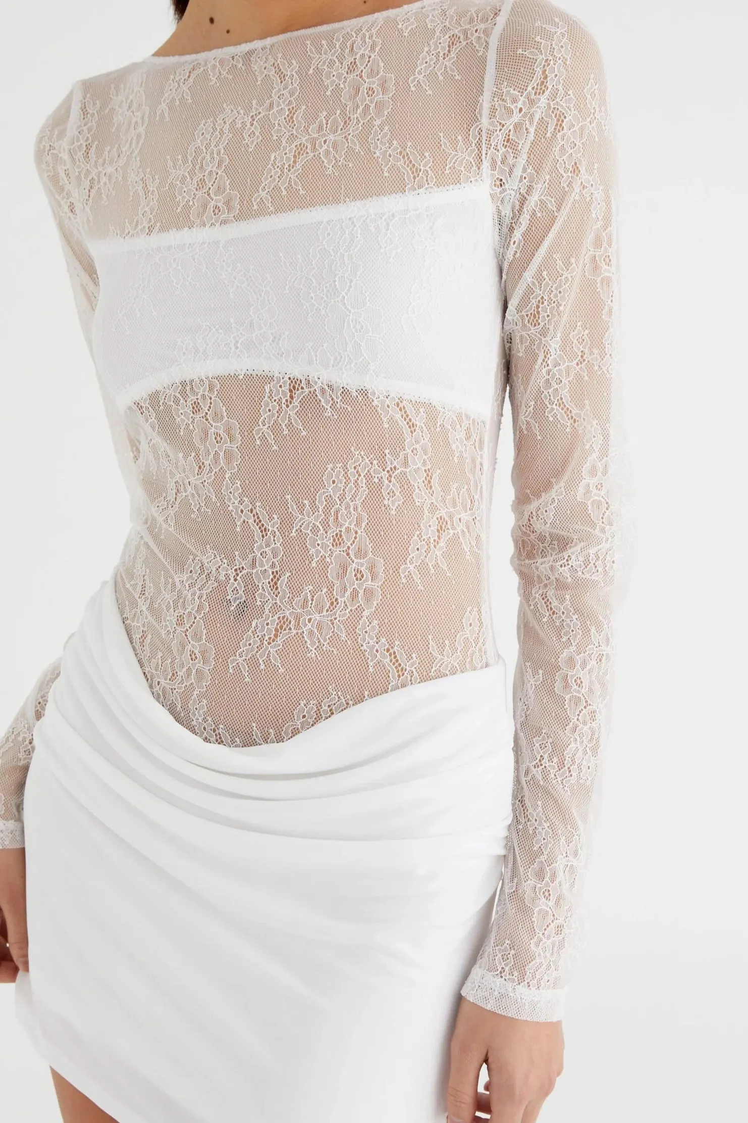 Benni Yana Mini Dress - White