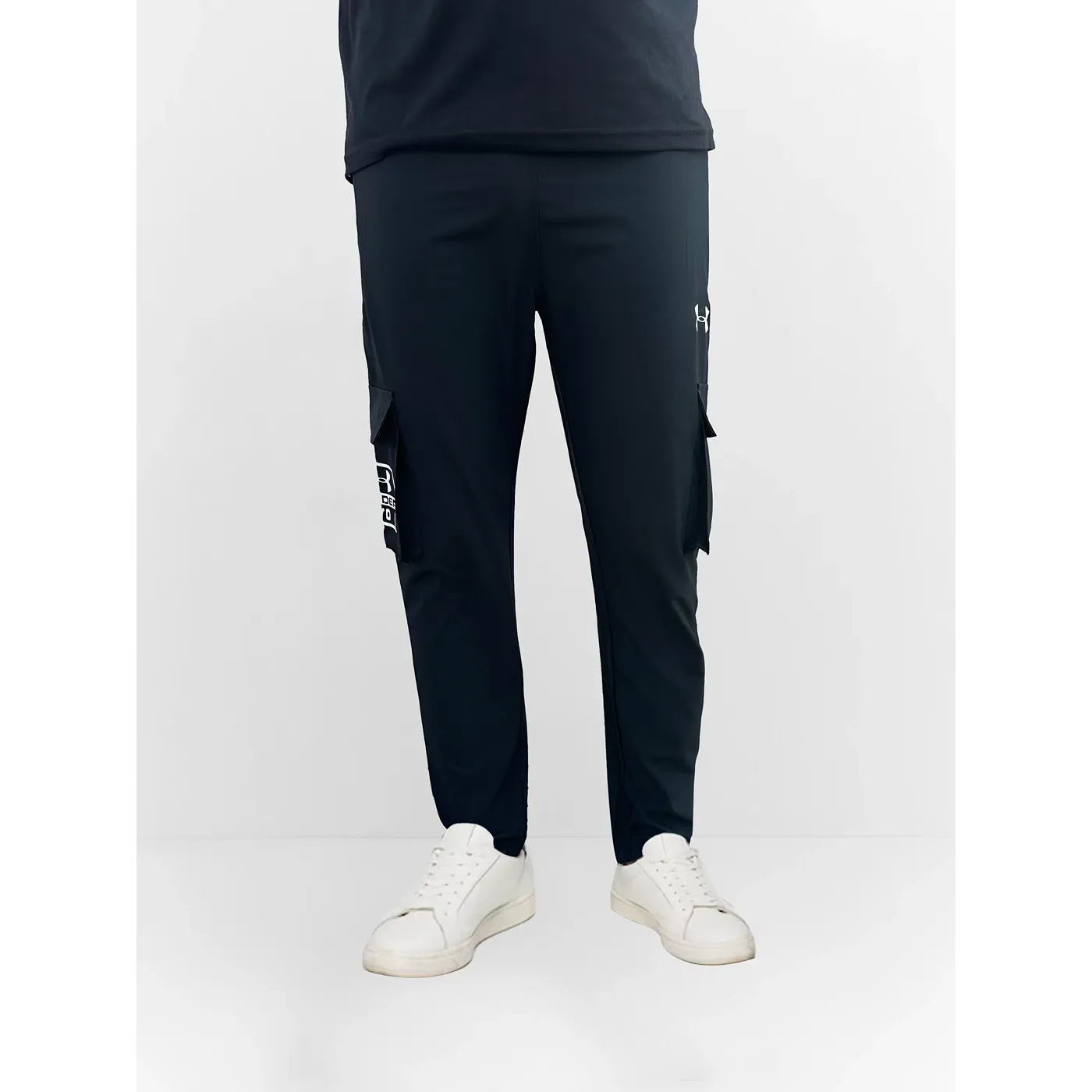Black Cargo Sports Trousers