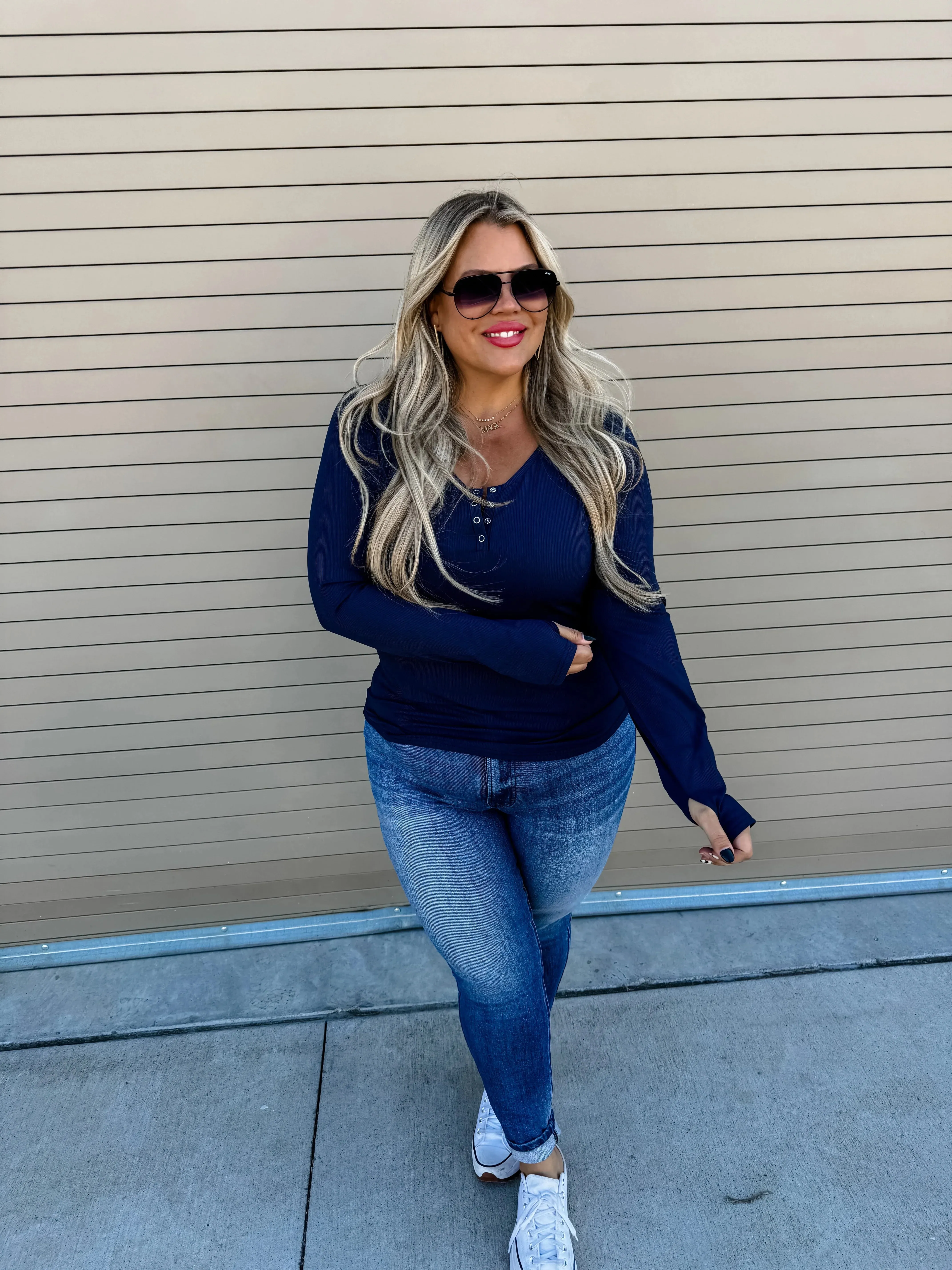 Blakeley: Brooklyn Snap Henley in Five Colors