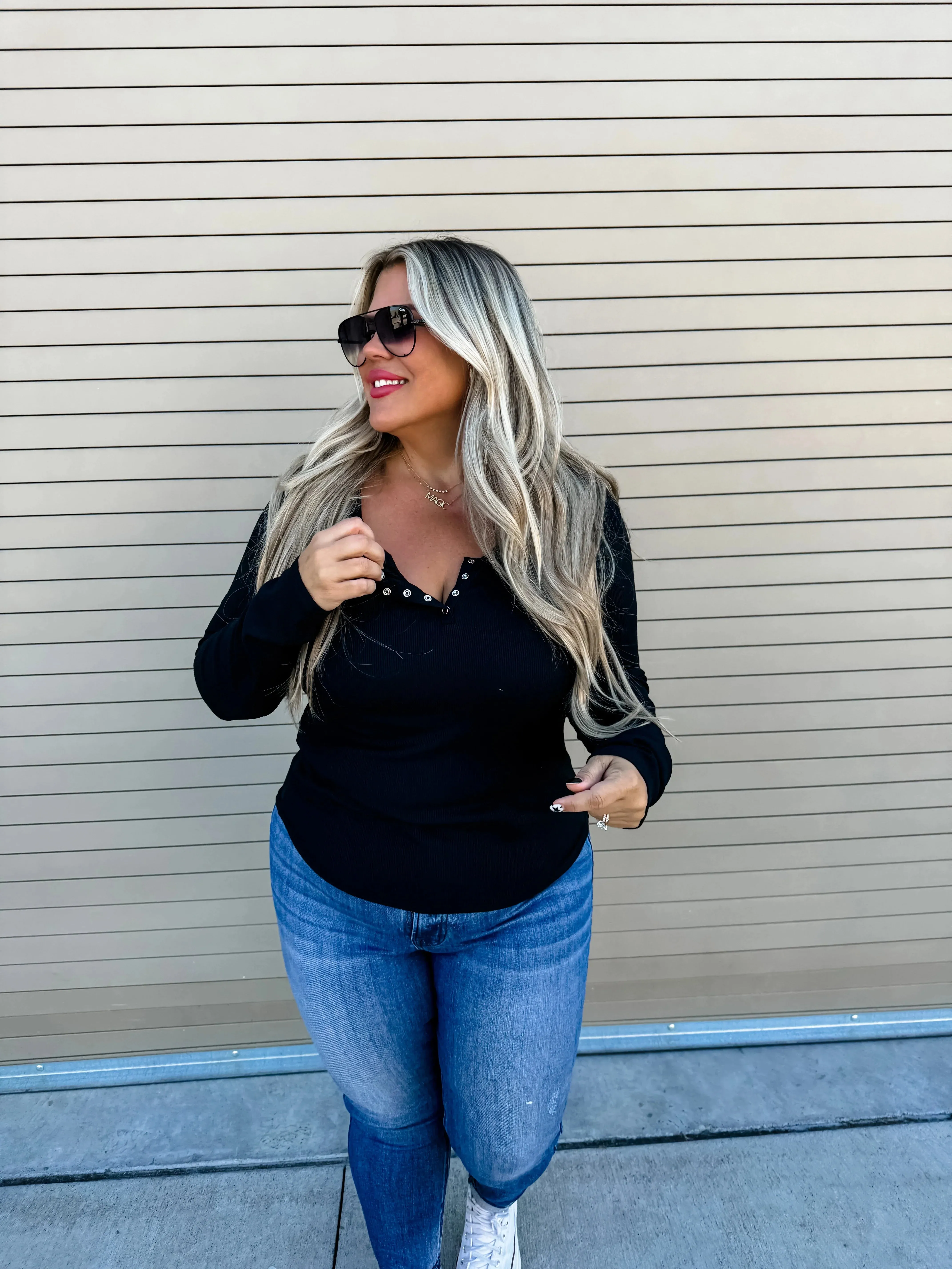 Blakeley: Brooklyn Snap Henley in Five Colors