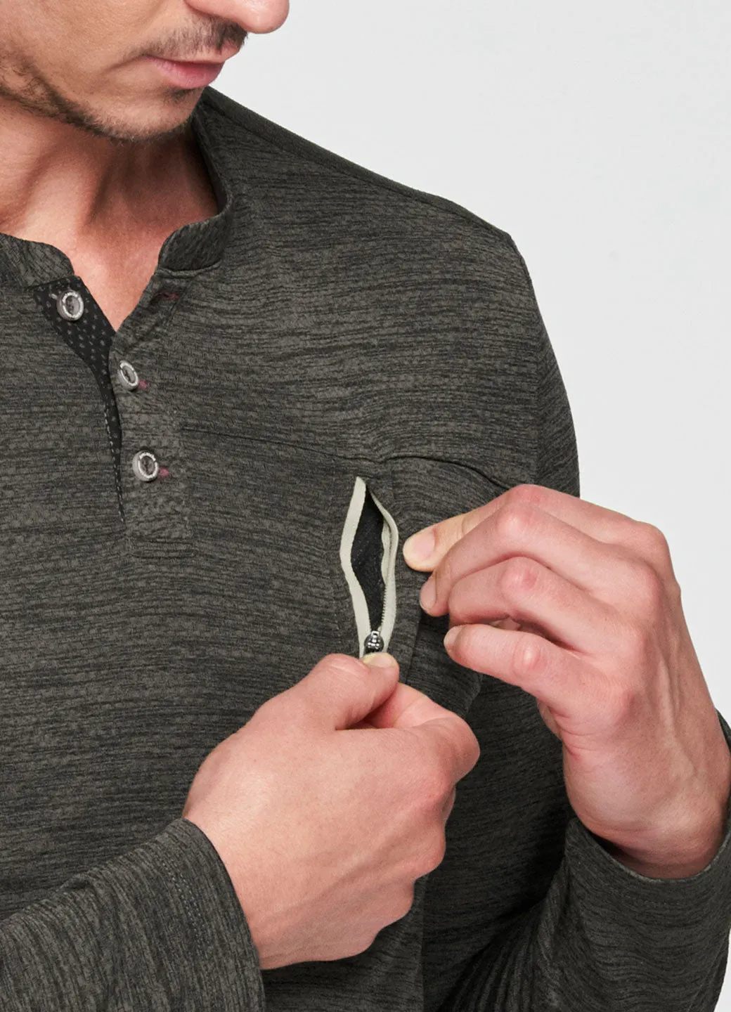 Blaze Long Sleeve Henley