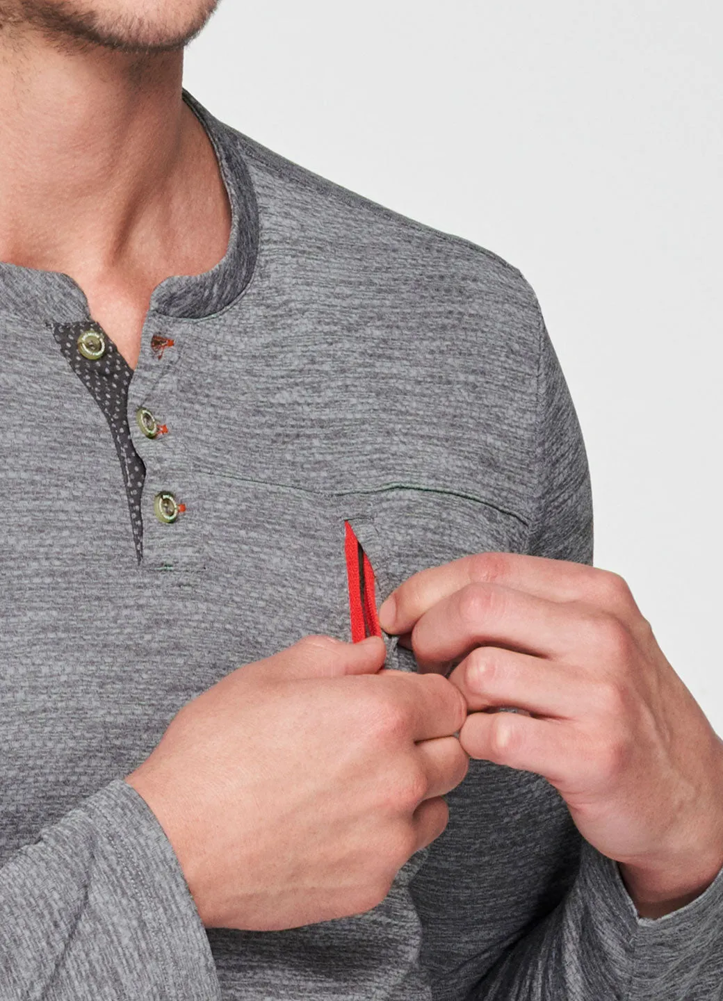 Blaze Long Sleeve Henley