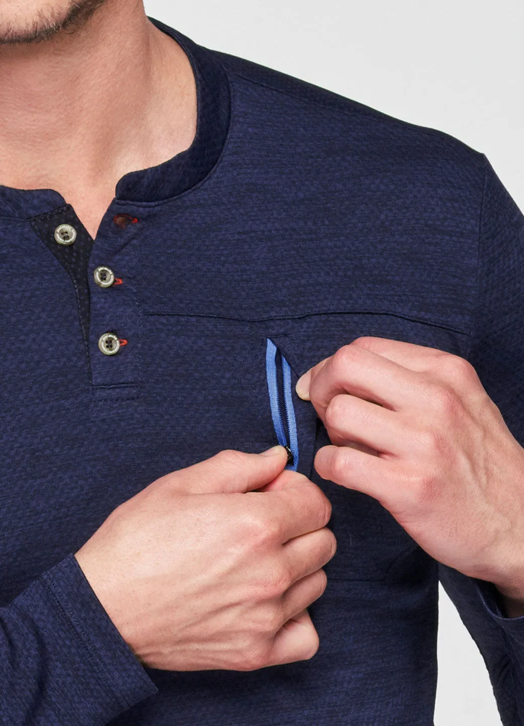Blaze Long Sleeve Henley