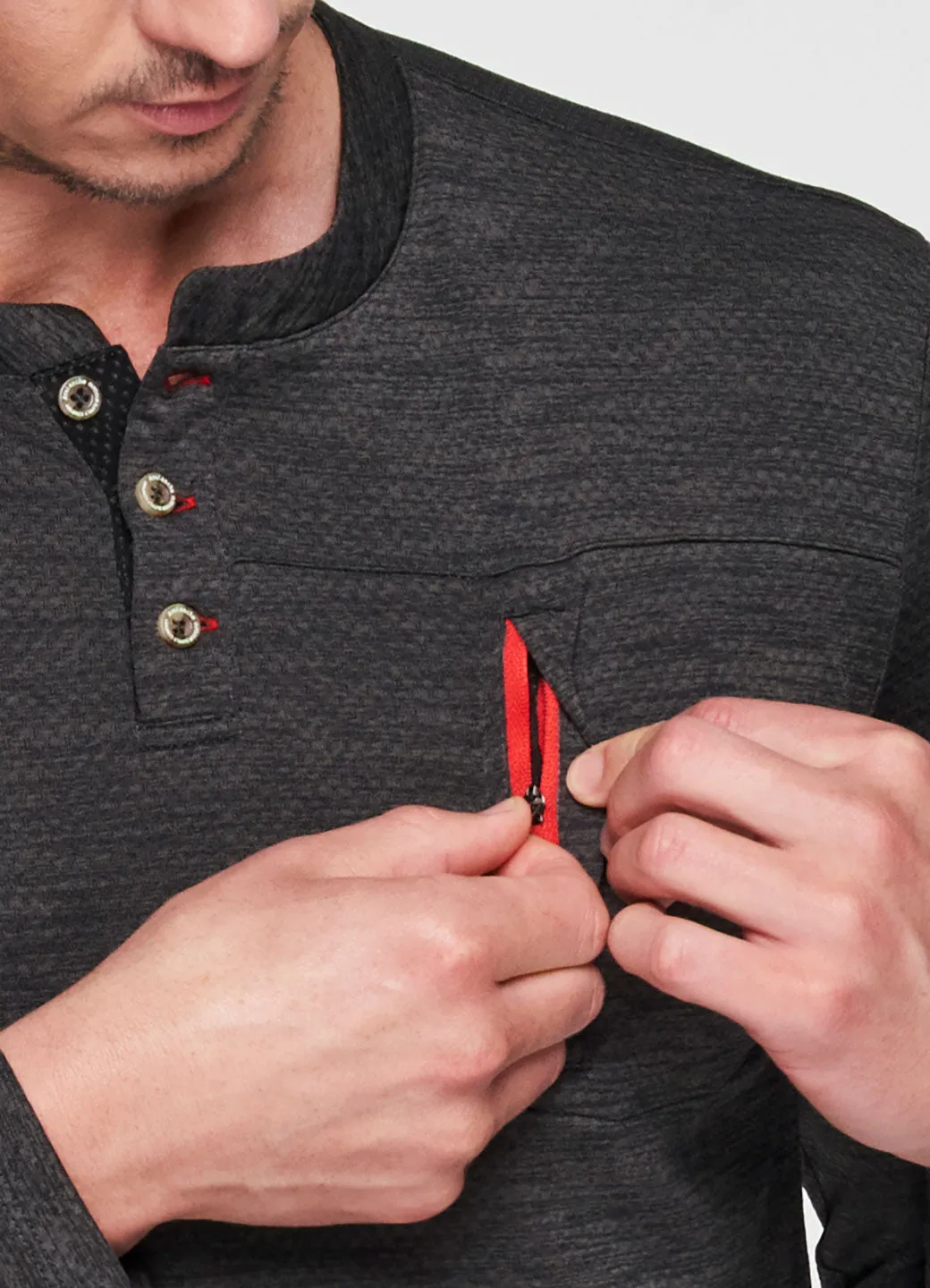Blaze Long Sleeve Henley