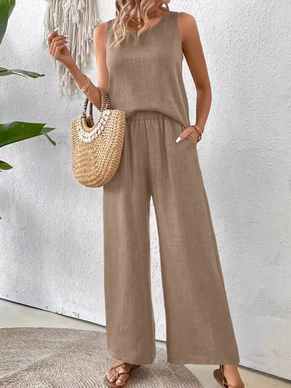 Boho Embroidered Summer Set for Women