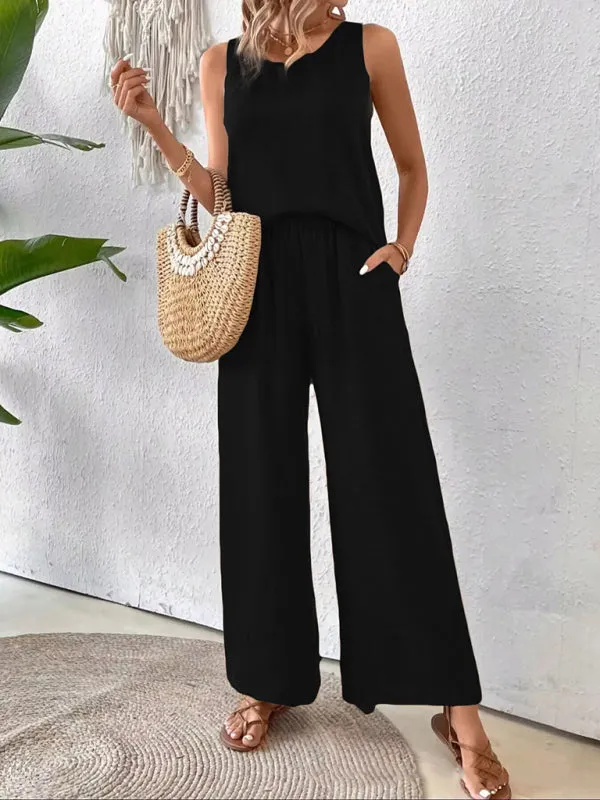 Boho Embroidered Summer Set for Women