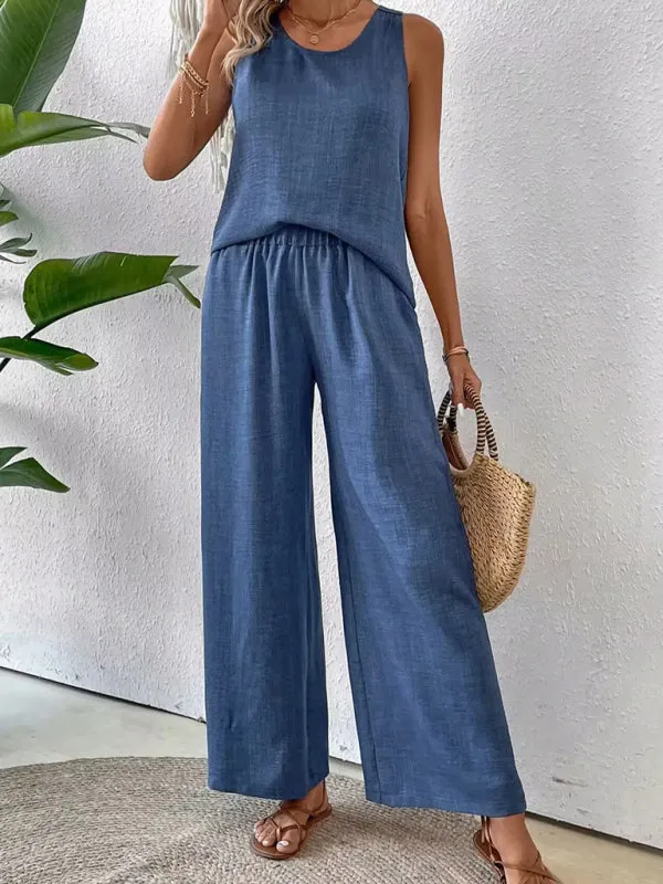 Boho Embroidered Summer Set for Women