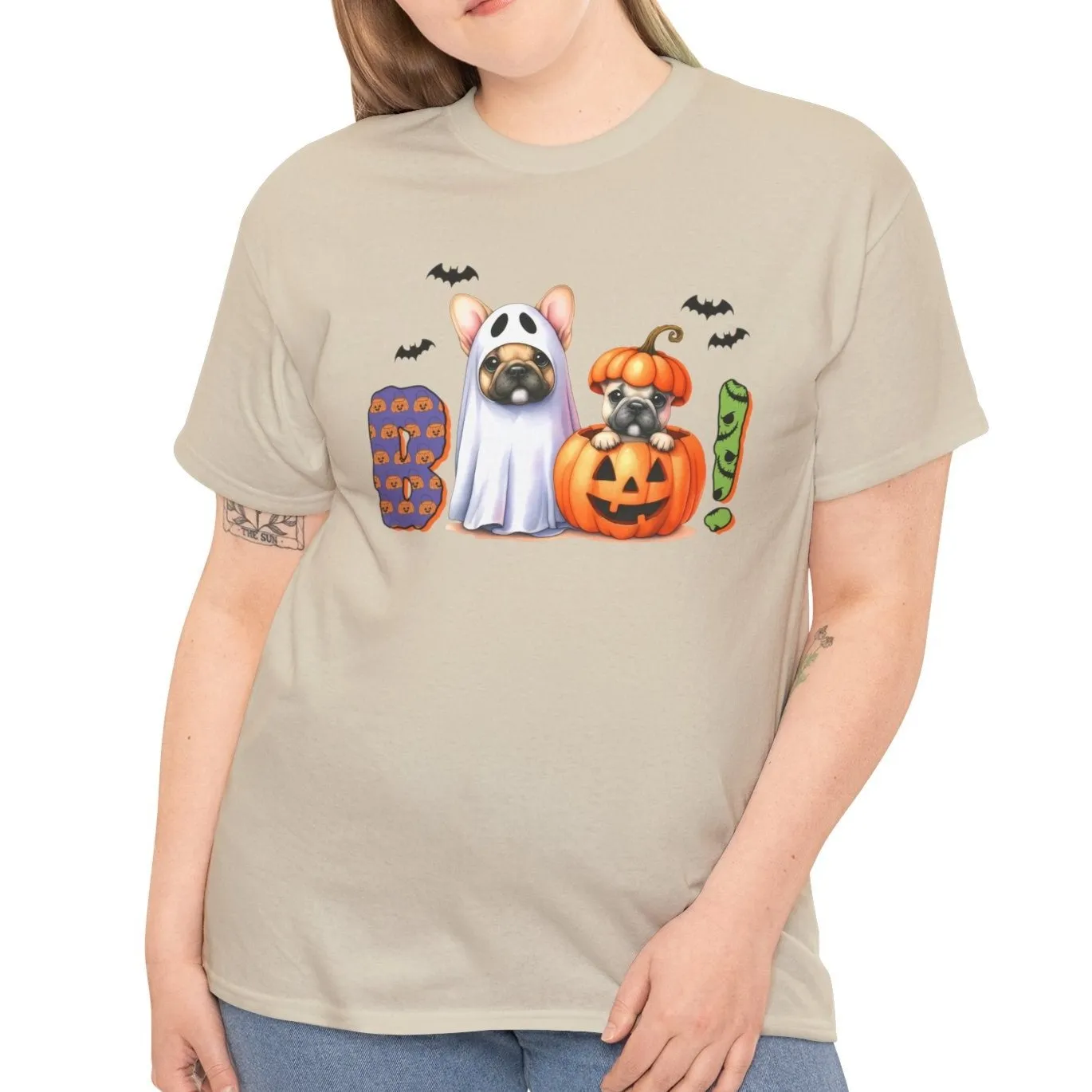 Boo! Dog-Themed Halloween Tee