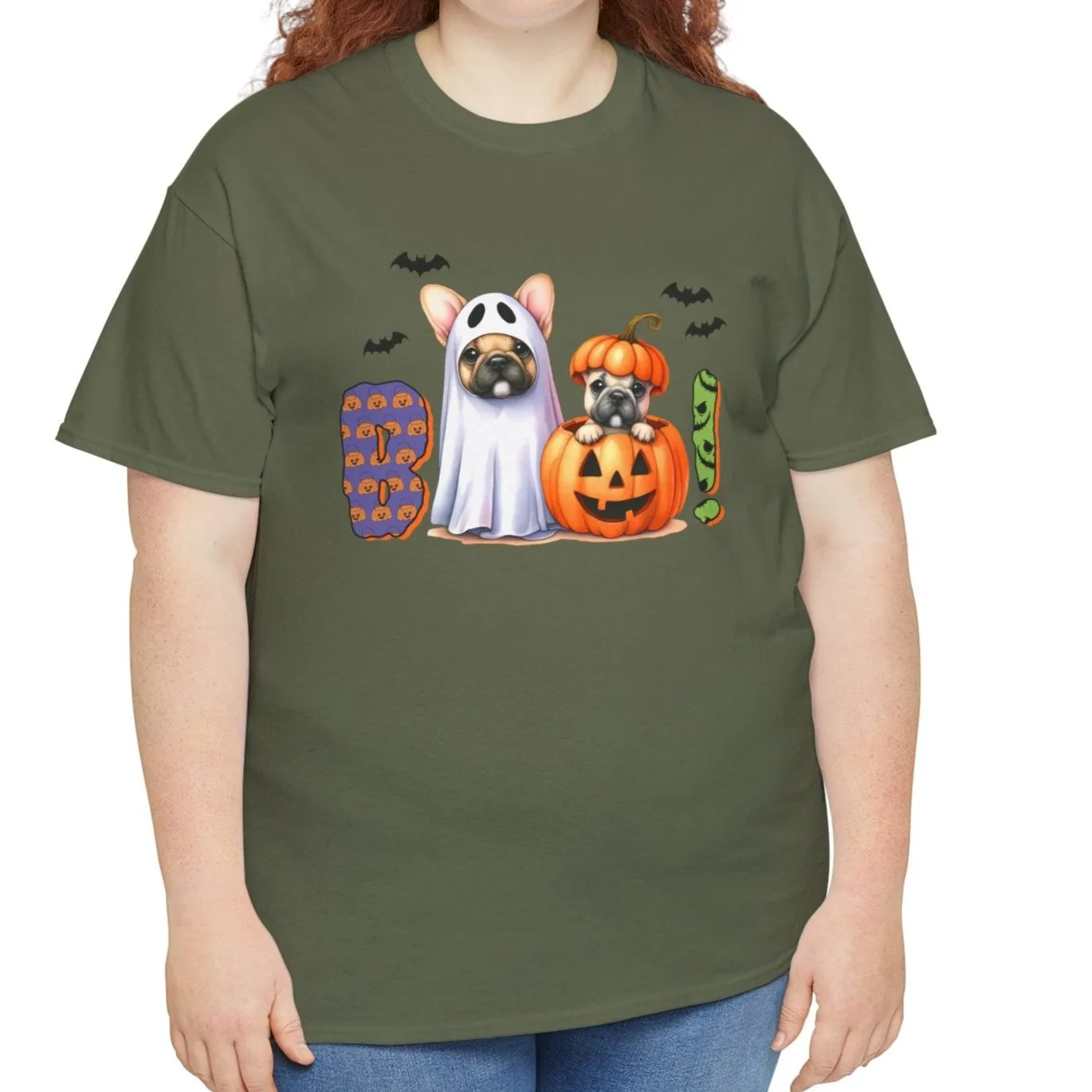 Boo! Dog-Themed Halloween Tee