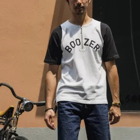 Boozer T-shirt Alcohol Humor Short Sleeve Tee Vintage Racing Jersey