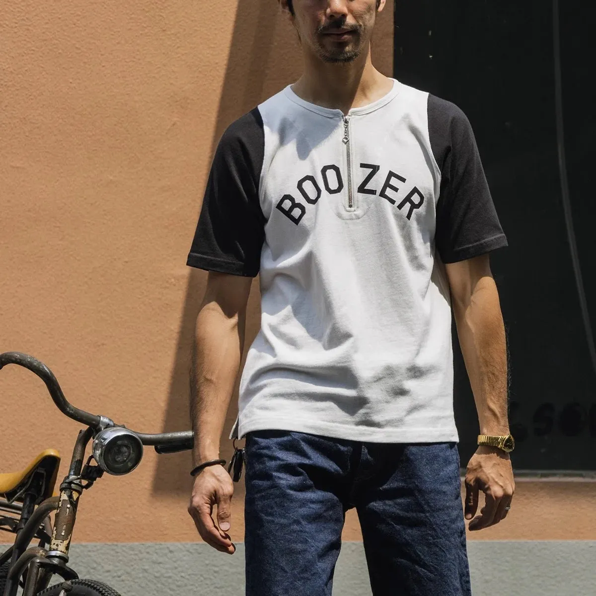 Boozer T-shirt Alcohol Humor Short Sleeve Tee Vintage Racing Jersey