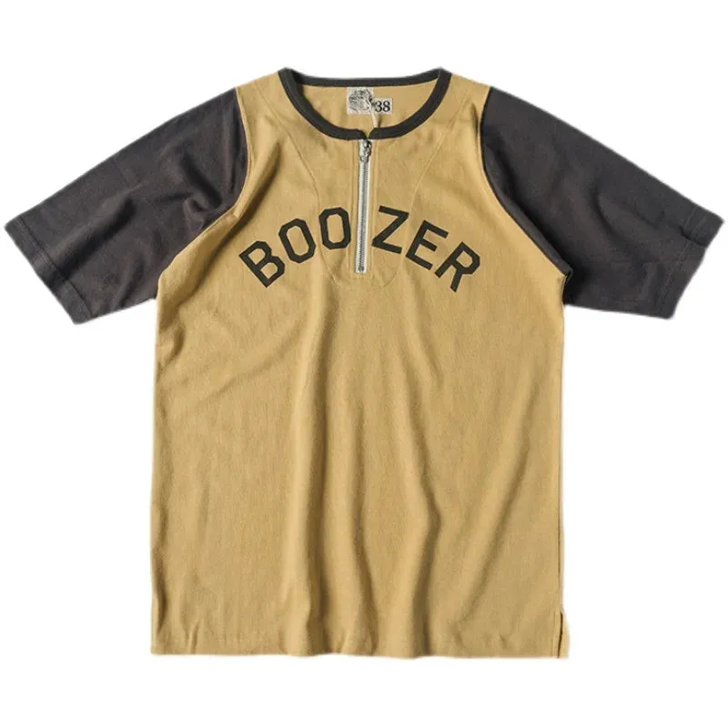 Boozer T-shirt Alcohol Humor Short Sleeve Tee Vintage Racing Jersey