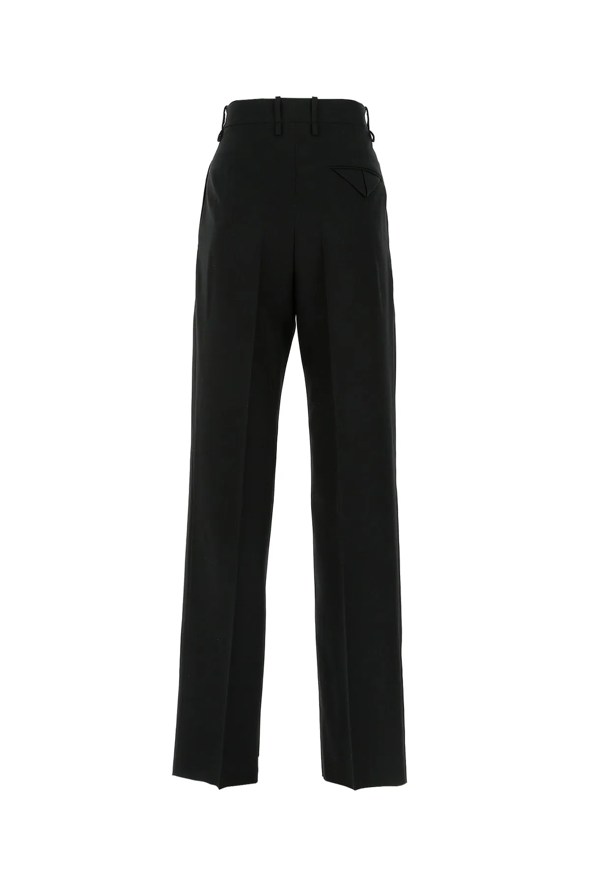 Bottega Veneta High Waist Straight Leg Tailored Pants