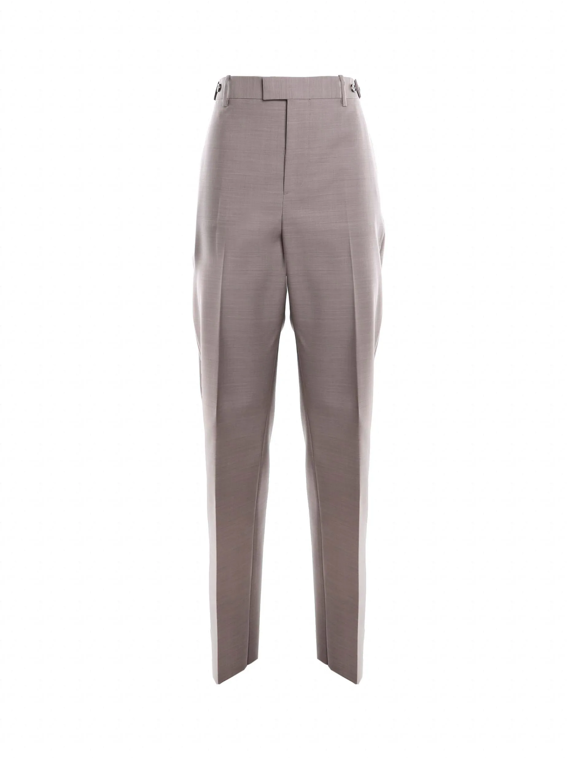 Bottega Veneta High Waist Straight Leg Trousers