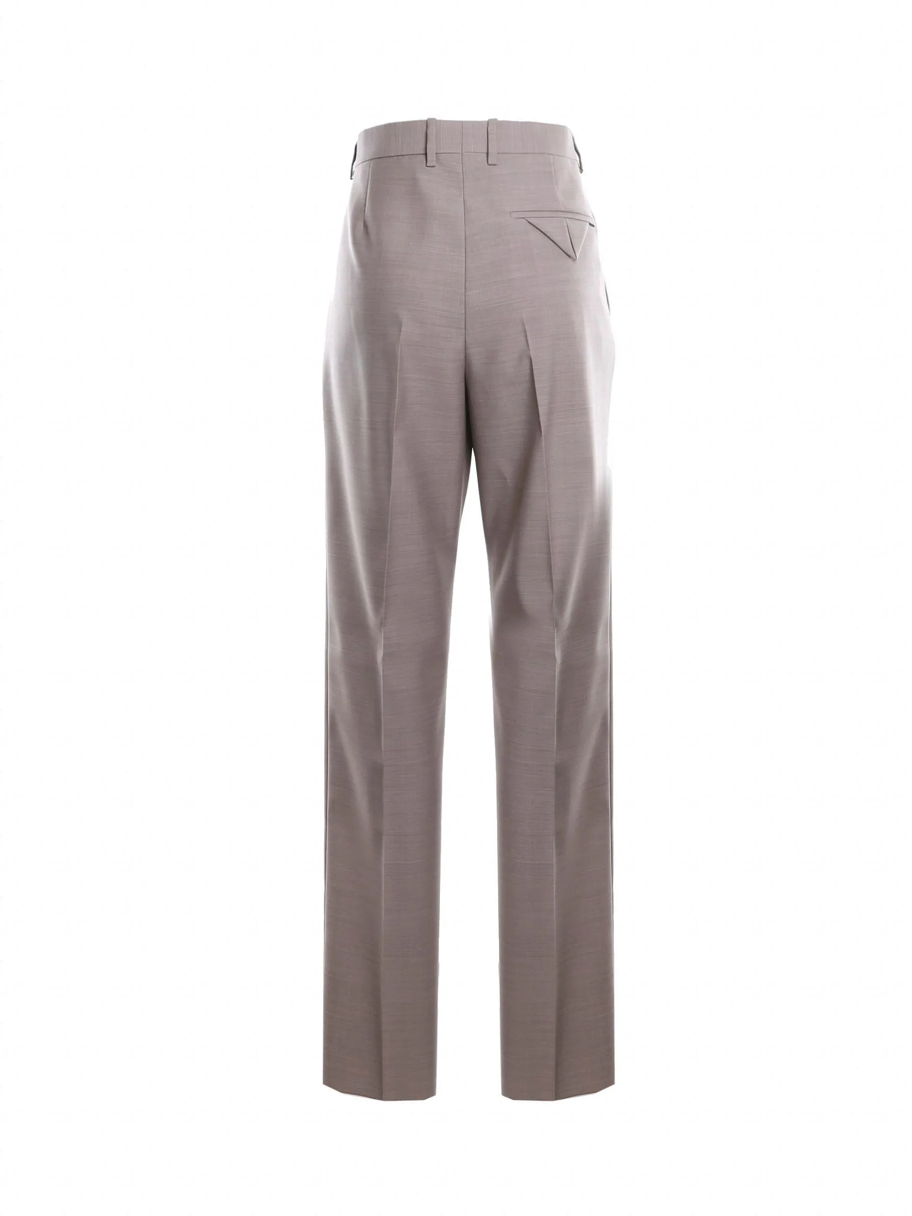 Bottega Veneta High Waist Straight Leg Trousers