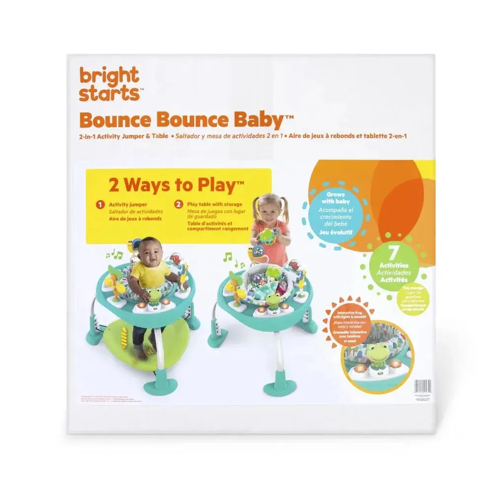 Bounce?Bounce?Baby 2-in-1 Activity Jumper & Table - Playful Pond