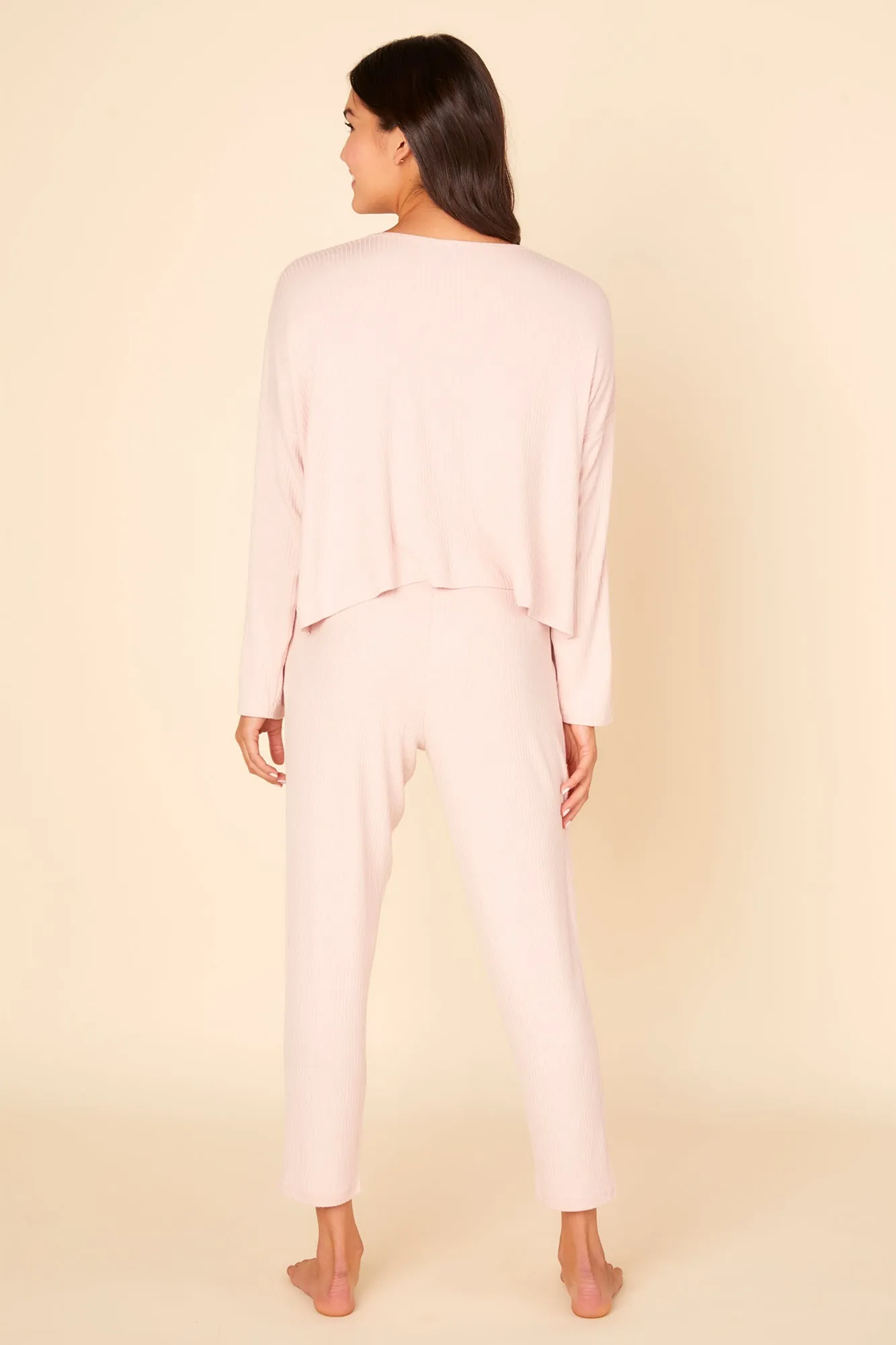 Boxy Henley Oberteil