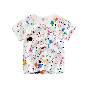 Boys Colour Splash T-Shirt 2-8 Yrs