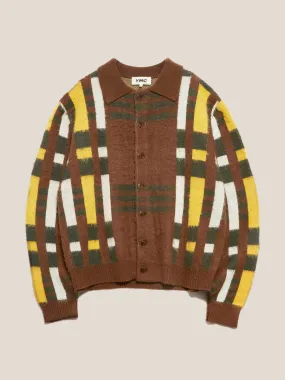 Brushed-wool Rat Pack cardigan