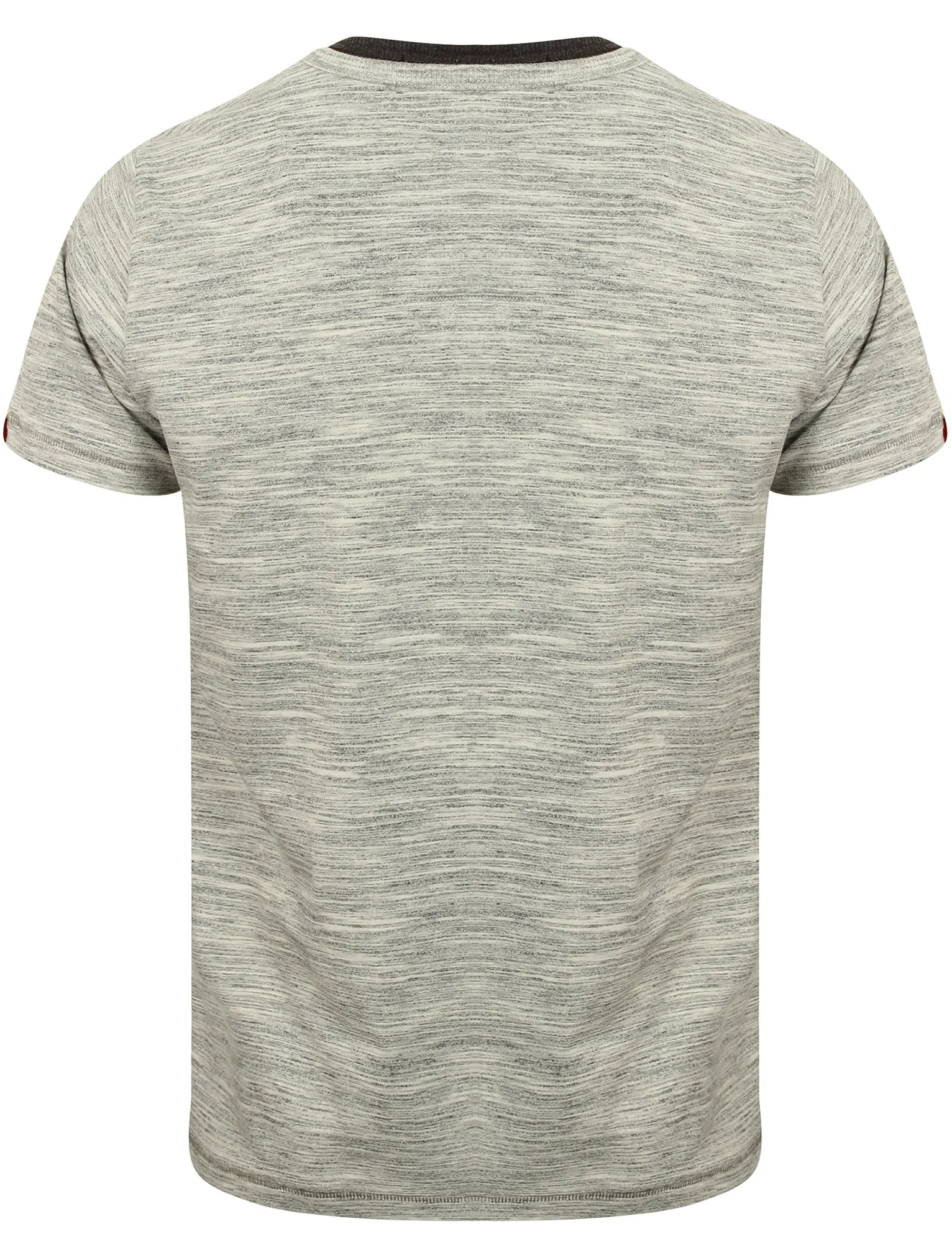 Buffalo Cove Mock Layer Henley T-Shirt in Light Grey Marl - Tokyo Laundry