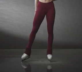 Burgandy High Waist Supplex Legging