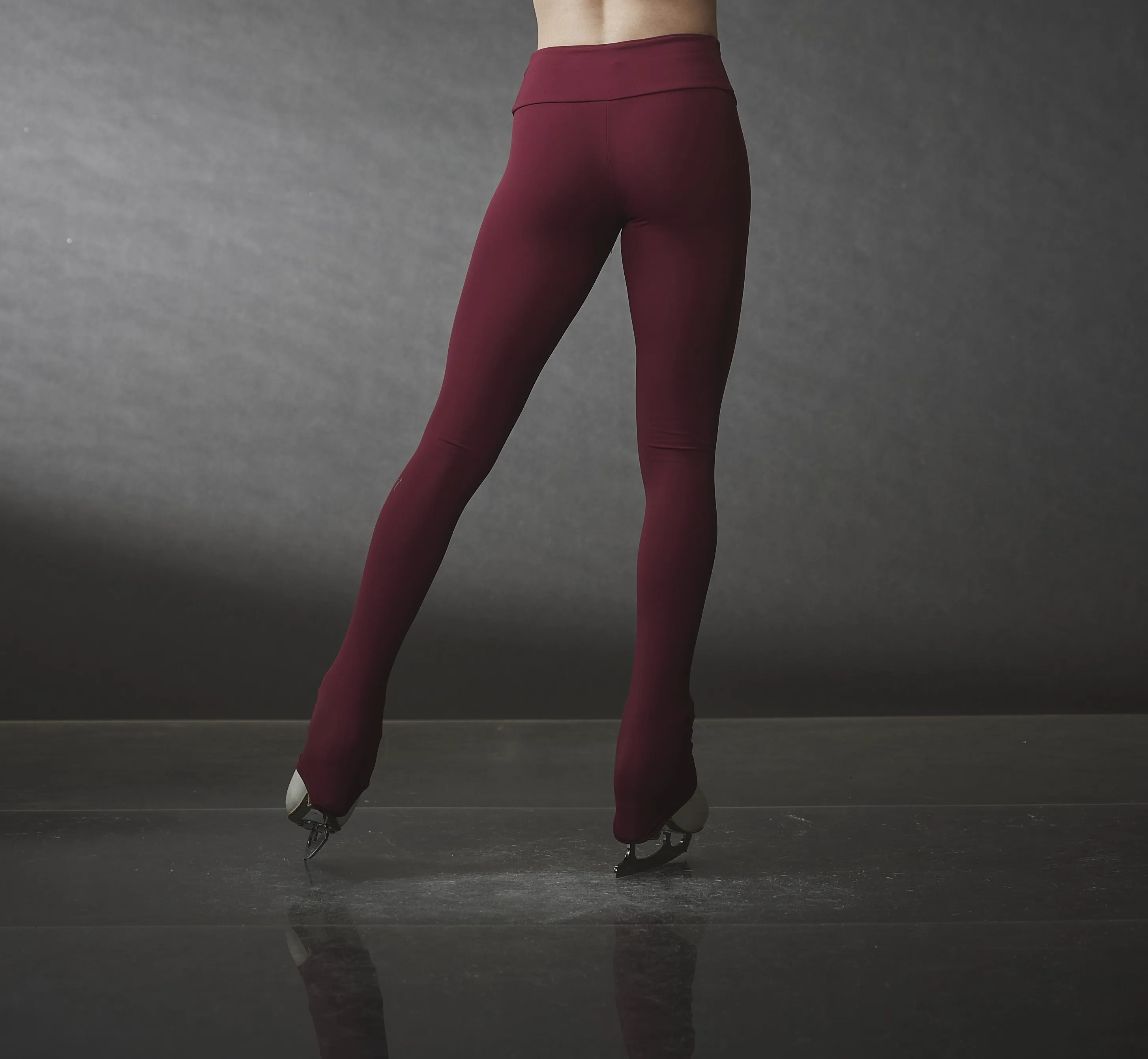 Burgandy High Waist Supplex Legging