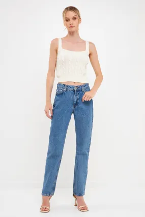 Cable Knit Tank Top