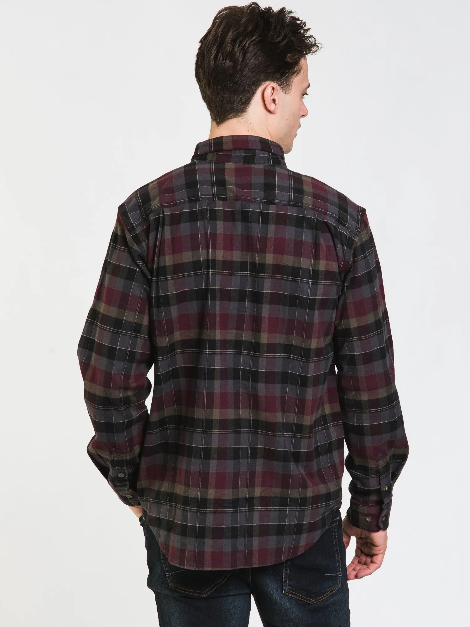CARHARTT MIDWEIGHT FLANNEL LONG SLEEVE SHIRT - CLEARANCE