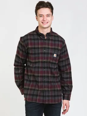 CARHARTT MIDWEIGHT FLANNEL LONG SLEEVE SHIRT - CLEARANCE