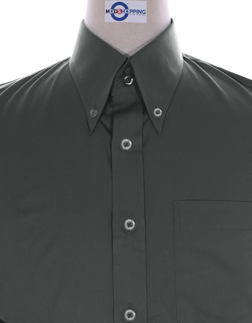 Charcoal Grey Button Down Shirt