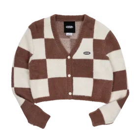Checkmate Crop Cardigan
